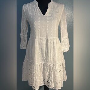 Solitaire White Swim Cover-Up​